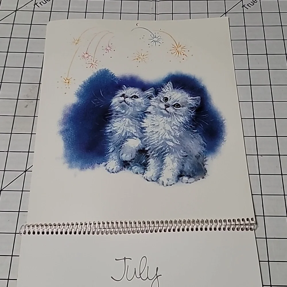 1985 Cozy Kittens Calendar, American Greetings - Vintage‎